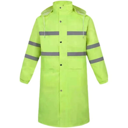 Wholesale adult full-body rainstorm long raincoat electric car labor protection raincoat coat flood control rescue conjoined raincoat
