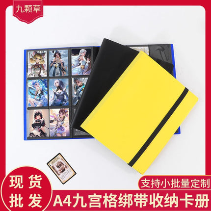 Nine-Square Grids Card Book Game Pokemon My Little Pony Two-Dimensional 3inch Small Card Collection Book Dust-Proof Storage Book