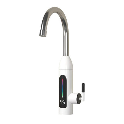Foreign Trade Electric Heating Faucet Instant-heating Quick-heating Small Kitchen Treasure Household Vertical Cold and Heat Dual-purpose Electric Plus Water Heater White