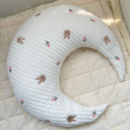 Rabbit Tulip Moon Pillow (double-sided embroidery) / 56*65CM