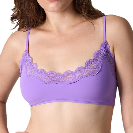 Sk*M Kardashian Lace Scoop Bralette Lace High Elasticity Ultra-Thin Breathable Sexy Seamless Bra