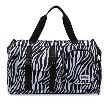 Cross-border New Large Capacity Bag Women's Summer High-end Niche Travel Bag Fashion Printed Crossbody Luggage Bag