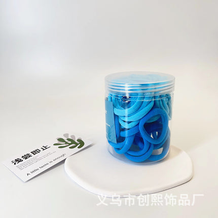 20 canned hair bands new rubber band female tie towel ring thick high elastic hair rope simple hair rope