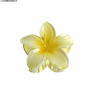 2025 new autumn and winter color egg flower grab clip grab hairpin head half hair shark clip hair accessories wholesale