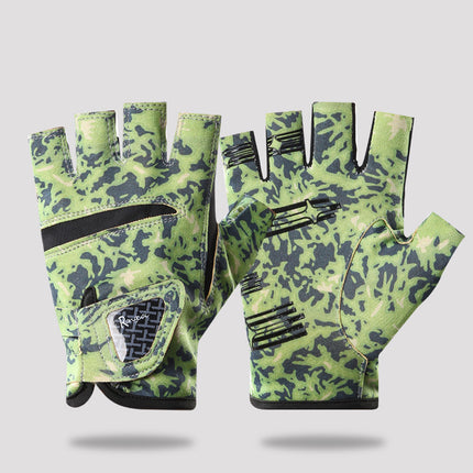 Summer Outdoor Fishing Gloves with Three-Finger Cut-Out Design, Breathable, Sun-Protective, Cut-Resistant, for Sea Fishing