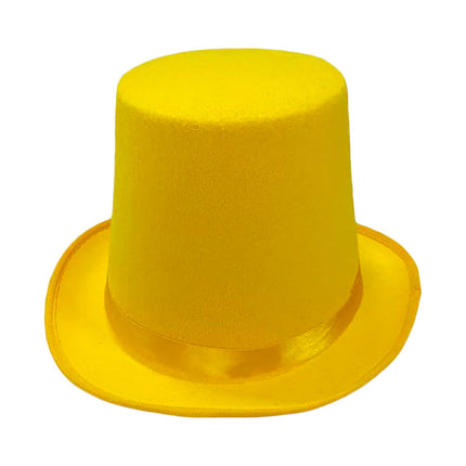 British Retro Gentleman Hat Black High Top Jazz Hat Stage Magic Hat Kidsren's Performance Hat Fashion High Top Hat