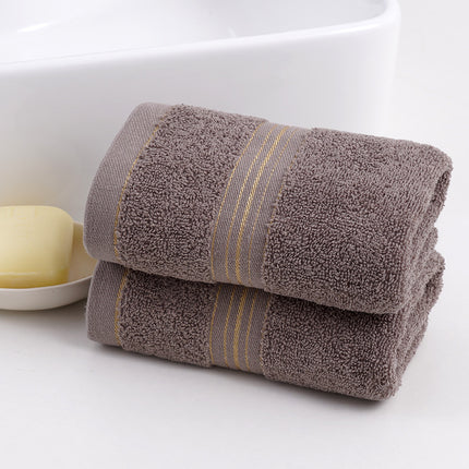 Wholesale cotton plain gold towel daily necessities face towel wedding gift Net red belt soft absorbent towel
