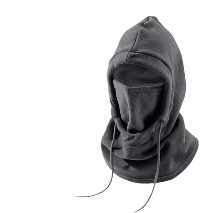 Fleece-Lined Winter Windproof and Warm Face Mask, Cold-Proof Face Protection for Skiing and Cycling, Neck Warmer, Hat and Earmuffs All-In-One Hat