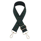 Black background grass green / Light gold hook