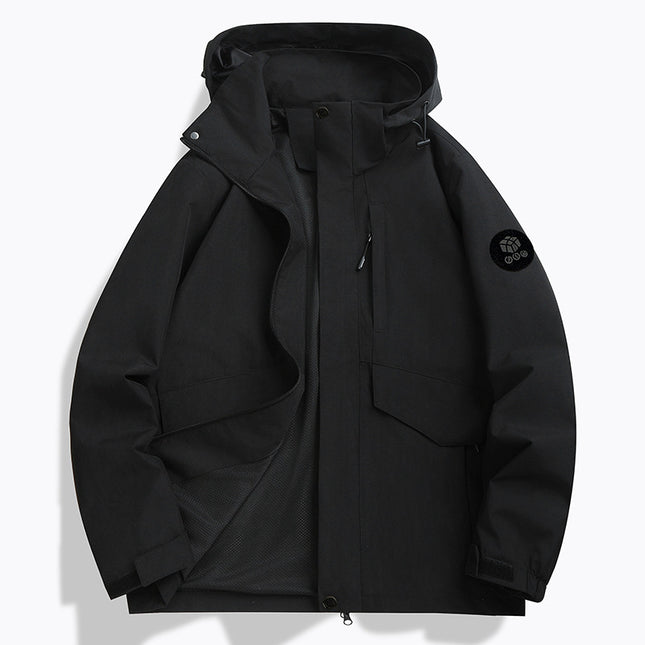 Cross-Mirror New Spring and Autumn Thin Jacket for Men and Women, Workwear, Windproof, Waterproof, Versatile Casual Jacket for Men
