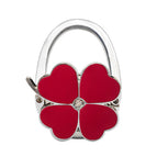 Four-leaf clover solid color red