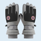 Hx518 ski side round mark men's gray + black / One size fits all
