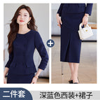Dark blue (suit + skirt) / S
