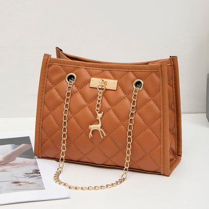 Bags for Women Wholesale Small Bags 2024New Ladies Embroidered Quilted Shoulder Bag Export Classic Casual Ladies Bag