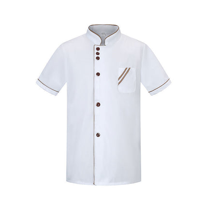 Chef's Work Clothes Men's Long Sleeve Chef's Clothes Back Kitchen Clothes Catering Restaurant Hotel Work Clothes Canteen Chef's Clothes