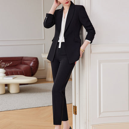 Suit Women's Autumn Fashion Elegant Goddess Style Professional Dress ol Suit Dress Jewelry Store Work Clothes Fixture