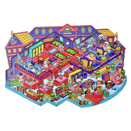 Cross-border Explosions Core Stranger Super Large 3D Stereo Landscape Stickers Decompression Microscale Scene Stickers DIY Cabin Fun Stickers