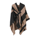 Vertical stripes and bars - black camel