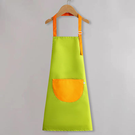 Children's apron painting waterproof antifouling studio cartoon apron big children's kindergarten apron overalls custom logo