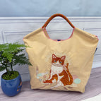 Beige orange cat / Medium m