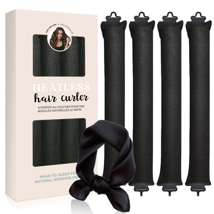 Cross-border new thick lazy sleeping non-hot curly hair curler European and American simple hair curler hook in stock wholesale