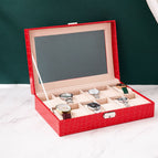 Bright red 12-compartment