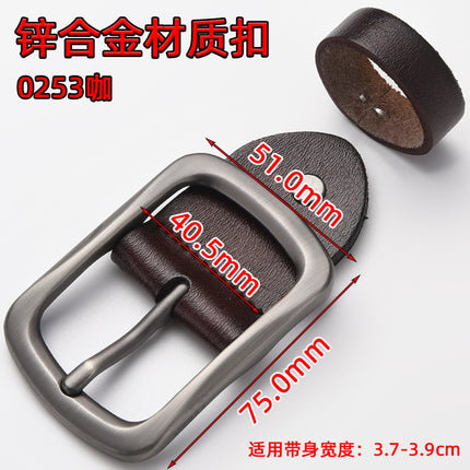 Men's Belt Buckle Pin Buckle Belt Buckle Head Waist Trousers Belt Buckle Head Leather Belt Belt Buckle Fittings