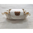 Beige single bear trolley bag / 36CM*15CM*12CM