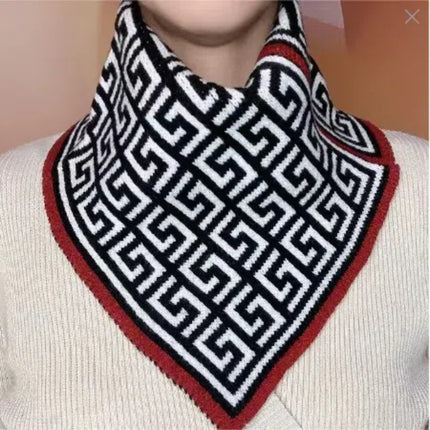 Autumn and Winter Knitted Neck Warmer, Neck Protection, Fake Collar, Convenient Pullover Neck Cover, Lazy Scarf, Unisex Scarf