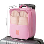 Begonia pink extra large new twill material [can hold about 3-4 pairs of shoes above size 42]