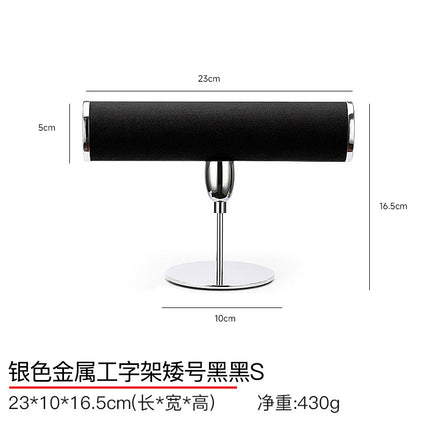 Hongtai Light Luxury Metal Bracelet Jewelry Display Stand Stand Bracelet Microfiber Jewelry Display Props in stock Wholesale