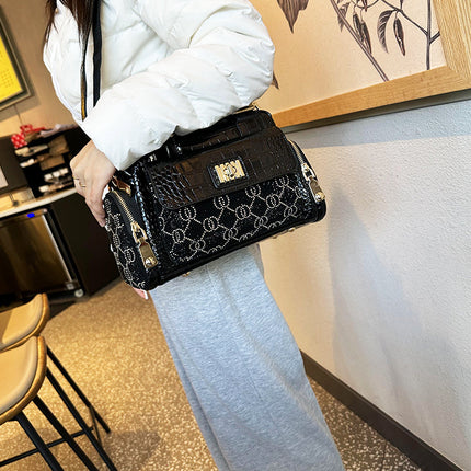 Popular Elegant Bag Women's 2025 New Fashion Handbag High-end Soft Leather Women's Crossbody Bag Pillow Bag Trendy