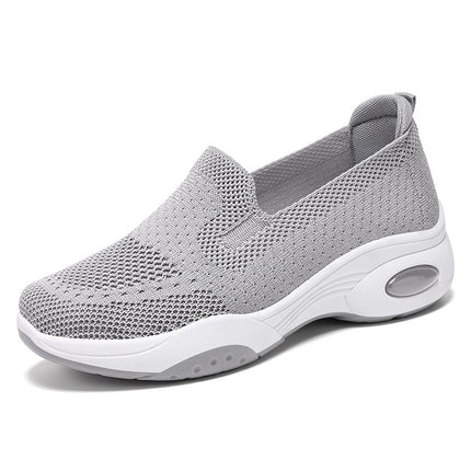 Cross-Border Plus-Size Women's Shoes 2026 Summer Slip-On Flats Casual Shoes Breathable Shallow Mouth Comfortable Walking Shoes