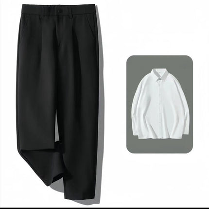 New Chinese Style Chinese Style Casual Suit suit Boys Spring and Autumn Feeling Yuppi Handsome Airplane Buckle Shoulder Pad Ethnic Style Chinese Traditional Suit