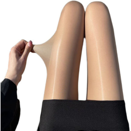 Spring and summer horse oil socks mask steel stockings anti-hook silk wear light leg artifact thin autumn leg leggings plus size