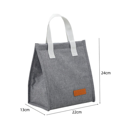 Student Lunch Box Bag, Insulated Lunch Bag, Handbag, Waterproof and Oil-Proof Meal Bag for School, Thickened Aluminum Foil Bag