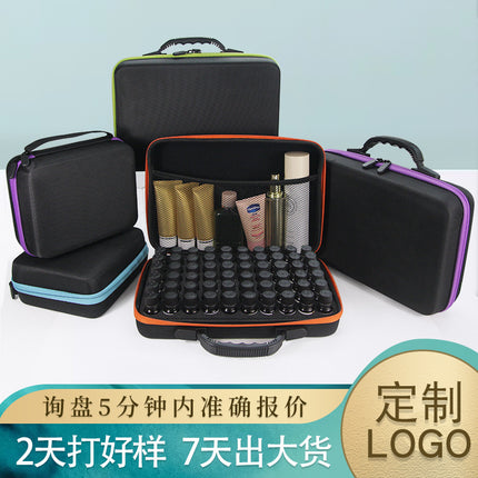 Wholesale 30/60 10ml portable EVA essential oil bag portable large capacity shockproof essential oil bottle storage bag