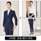 Blue suit + pants + shirt / S