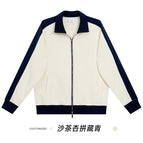 Sand tea apricot with navy blue / S