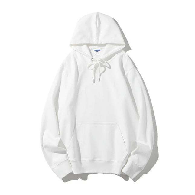 Men's autumn AG300g health cloth solid color hooded vests men's cross-border fashion brand men's coat printing wholesale