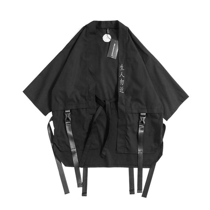 Summer New Arrival Diablo National Tide Ninja Windbreaker Men's Loose Hip-Hop Trendy Brand Thin Taoist Robe Fashionable Functional Style Top