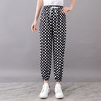 Snow silk bloomers black and white dots / Suitable for 45.00kg -90.00kg