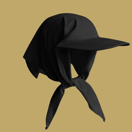 Headscarf Peaked Cap Windproof and Sunproof Integrated Sunshade Outdoor Neck Protection Hat Camping Travel Hat Adult Outdoor Camping