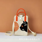 Thread ball cat (beige) / 12*18