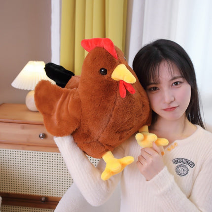 New Cute Big Cock Doll Cross Border Plush Toy Hen Doll Girl Sleeping Pillow Home Decorations