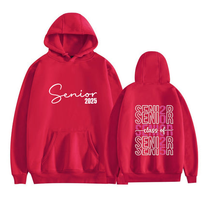 Amazon Aliexpress Export Fleece-Lined Drop Sleeve Hoodie with Letter Print on the Back Kangaroo Flap Pocket Pants Sweatshirt in Stock