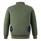 2 fans army green singlet / M