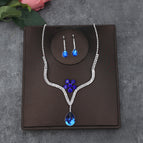 No. 5 needle style silver [sapphire blue]