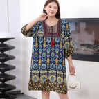 [large water drops] dark blue / Fertilizer free size (45.00 kg-80.00 kg can be worn)