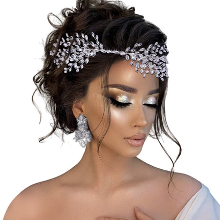 Youlapan European and American Style Silver Shiny Hair Accessories Handmade Rhinestone Hair Comb Chinese Style Banquet Dress Headpiece Wholesale Hp276